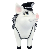 Image Thumbnail for PORKER ON PATROL PIG STATUE